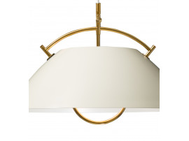 Mid-Century  modern scandinavian pendant lamp L037 white by Hans Wegner, with cable lift.