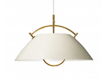 Suspension scandinave ajustable The Pendant L037 blanche. Edition neuve.