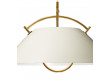 Mid-Century  modern scandinavian pendant lamp L037 white by Hans Wegner, with cable lift.