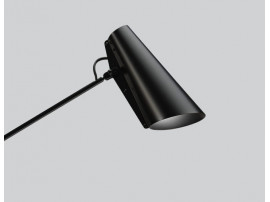 Mid-Century  modern floor  lamp S-30016 Birdy black/black by Birger Dahl. New release.