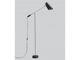 Lampadaire scandinave S-30016 Birdy noir/steel. Edition neuve.