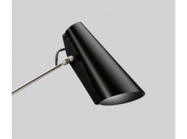 Mid-Century  modern floor  lamp S-30016 Birdy black/steel by Birger Dahl. New release.