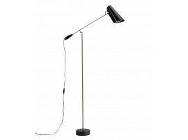 Mid-Century  modern floor  lamp S-30016 Birdy black/steel by Birger Dahl. New release.