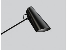 Mid-Century  modern wall  lamp S-30016 Birdy long arm black/black by Birger Dahl. New release.