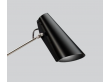 Mid-Century  modern wall  lamp S-30016 Birdy long arm black/steel by Birger Dahl. New release.
