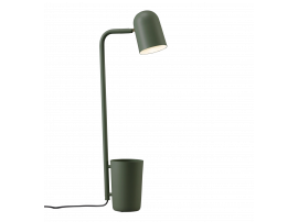 Lampe à poser vert foncé scandinave modèle Buddy.