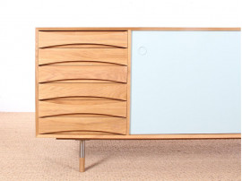 Enfilade scandinave en chêne, modèle AV01, nouvelle édition