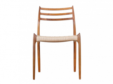 Mid-Century Modern danish chair model 78 by Niels O. Møller, new edition