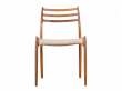 Mid-Century Modern danish chair model 78 by Niels O. Møller, new edition