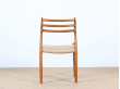 Mid-Century Modern danish chair model 78 by Niels O. Møller, new edition