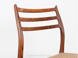 Mid-Century Modern danish chair model 78 by Niels O. Møller, new edition