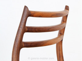 Mid-Century Modern danish chair model 78 by Niels O. Møller, new edition