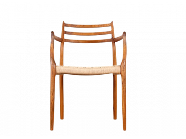 Mid-Century Modern danish arm chair model 62 by Niels O. Møller. New edition