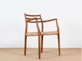 Mid-Century Modern danish arm chair model 62 by Niels O. Møller. New edition