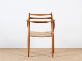 Mid-Century Modern danish arm chair model 62 by Niels O. Møller. New edition