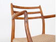 Mid-Century Modern danish arm chair model 62 by Niels O. Møller. New edition