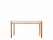 Mid-century modern  bench n°63B, 90 cm,  by Niels Moller. New edition