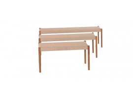 Banc scandinave n°63B. 90 cm. Nouvelle édition