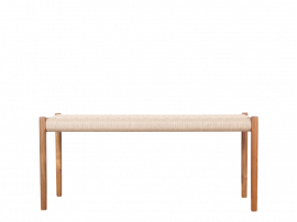 Mid-century modern  bench n°63A, 120 cm,  by Niels Moller. New edition