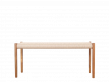 Mid-century modern  bench n°63A, 120 cm,  by Niels Moller. New edition