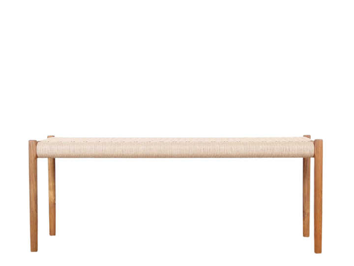 Mid-century modern  bench n°63, 150 cm, by Niels Moller. New edition