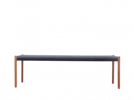 Mid-Century  modern scandinavian bench model n°63 by Niels Møller, 150 cm