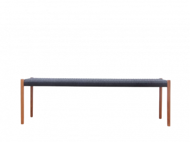 Mid-Century  modern scandinavian bench model n°63 by Niels Møller, 150 cm