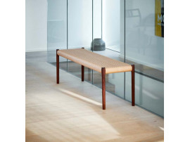 Mid-Century  modern scandinavian bench model n°63 by Niels Møller, 150 cm