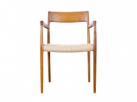 Mid modern scandinavian armchair  model 57 by Niels O. Møller, new edition