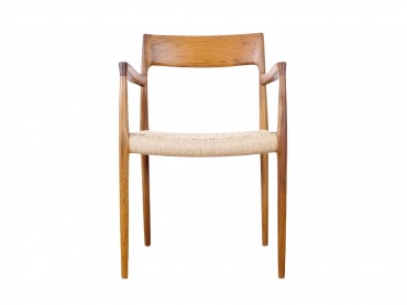 Mid modern scandinavian armchair  model 57 by Niels O. Møller, new edition