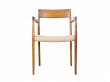 Mid modern scandinavian armchair  model 57 by Niels O. Møller, new edition