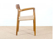 Mid modern scandinavian armchair  model 57 by Niels O. Møller, new edition