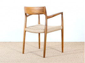 Mid modern scandinavian armchair  model 57 by Niels O. Møller, new edition