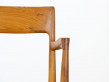 Mid modern scandinavian armchair  model 57 by Niels O. Møller, new edition