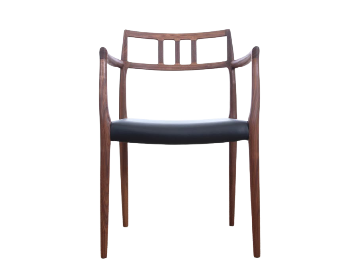 Mid-Century Modern Danish armchair model 64  by Niels Møller, new edition