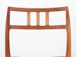 Set of 4 scandinavian teak chairs. Model 78. 