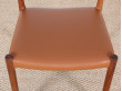 Set of 4 scandinavian teak chairs. Model 78. 