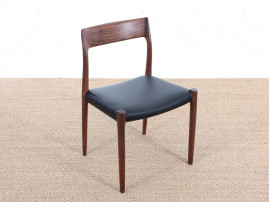 Mid-Century Modern danish chair in teak model 77 by Niels O. Møller