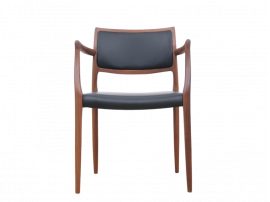 Mid-Century Modern Danish armchair model 65  by Niels Møller, new edition