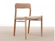 Mid-Century Modern danish chair model 75 by Niels O. Møller. New production.