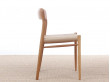 Mid-Century Modern danish chair model 75 by Niels O. Møller. New production.