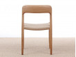 Mid-Century Modern danish chair model 75 by Niels O. Møller. New production.