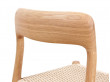 Mid-Century Modern danish chair model 75 by Niels O. Møller. New production.