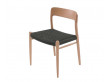 Mid-Century Modern danish chair model 75 by Niels O. Møller. New production.