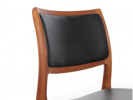 Mid-Century Modern Danish chair model 80  by Niels Møller, new edition