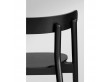 Chaise scandinave modèle Oaki. Chêne teinté noir