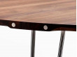 Shark round coffee table AK 1850. Ø 70 cm ou 100 cm,solid wood or Coribn