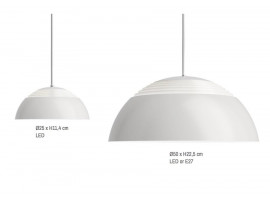 Mid-Century  modern scandinavian pendant lamp  AJ Royal Ø25 cm, Ø37 cm ou Ø50 cm by Arne Jacobsen