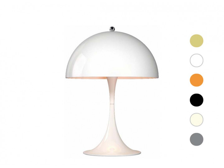 Lampe de table scandinave Panthella Mini Ø 25 cm. Edition neuve