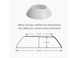 Pièces détachées pour lampe à poser Louis Poulsen modèle PH 2/1